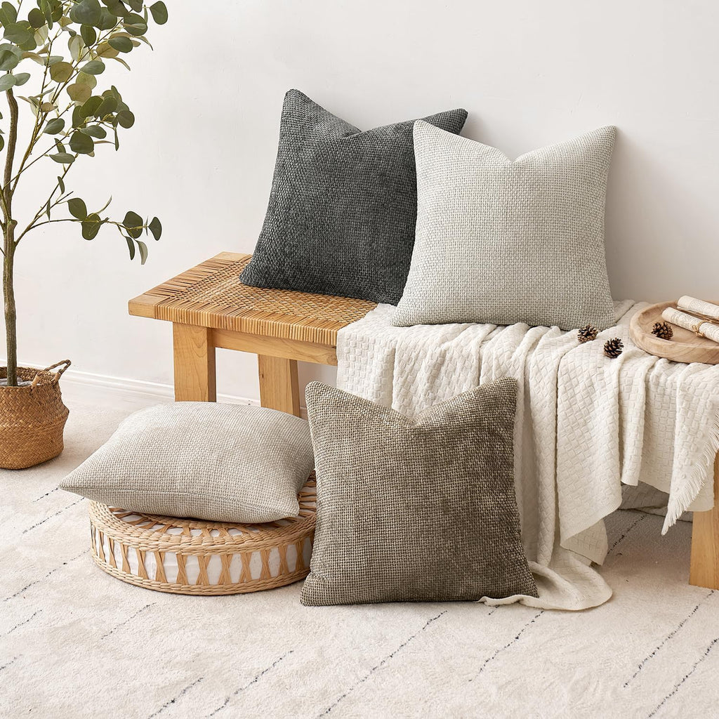 Pack of 4 Couch Throw Pillow Covers