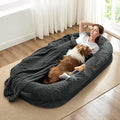Soft human-sized dog bed