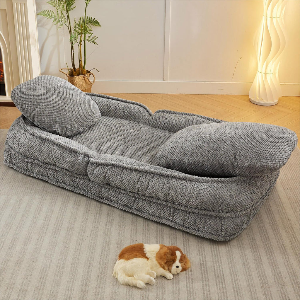 Upholstered Human Dog Bed for Adult & Pets