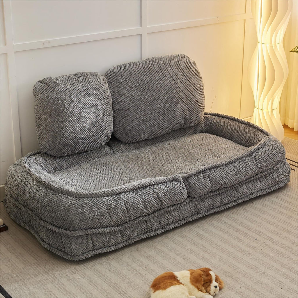 Upholstered Human Dog Bed for Adult & Pets