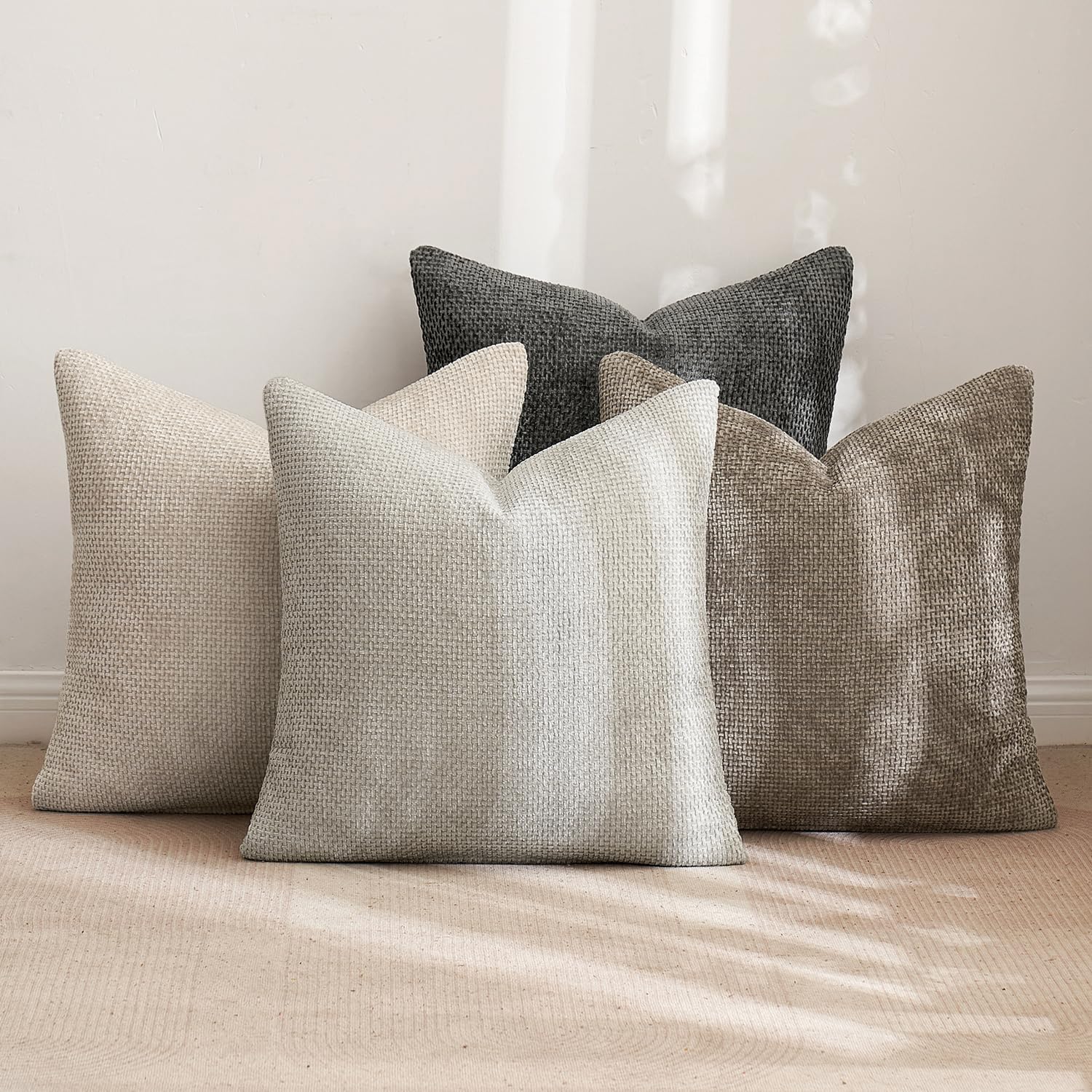 Pack of 4 Couch Throw Pillow Covers